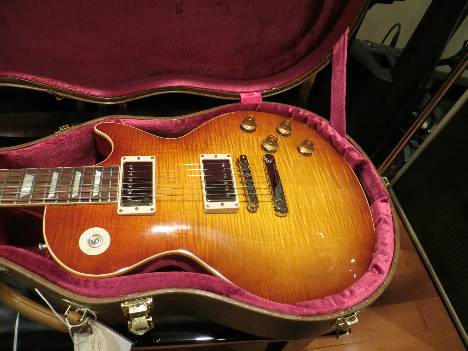Gibson Custom Les Paul 1959 Historic Reissue Stanley Burst Made 2012 Hard Rock
