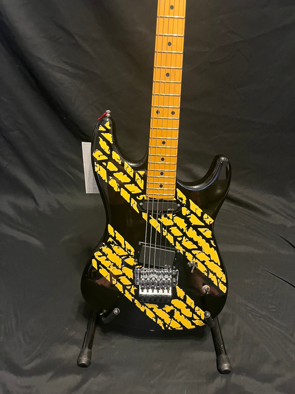 Godin Honeymoon Suite Derry Grehan Signature Tread 1-Tread Custom Graphic Guitar