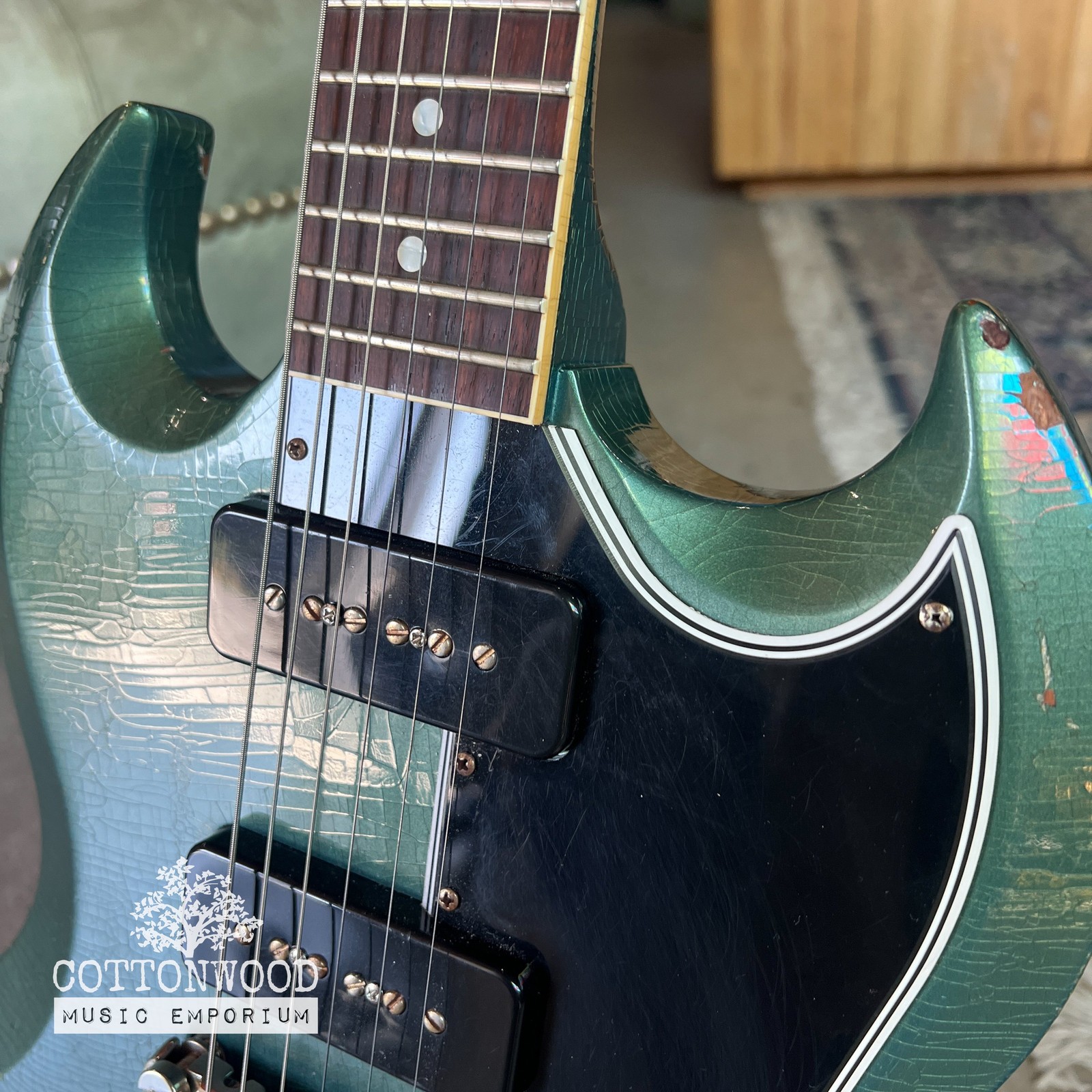 Gibson Custom Murphy Lab 1963 SG Special Reissue – Light Aged Antique Pelham…