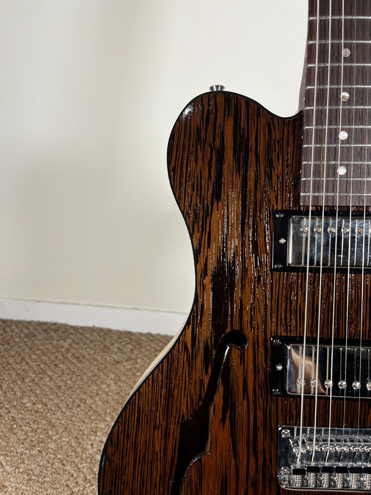 Catalyst – Semi-Hollow Electric Guitar – FREE HARDCASE & SHIP (ES335/Tele mix)