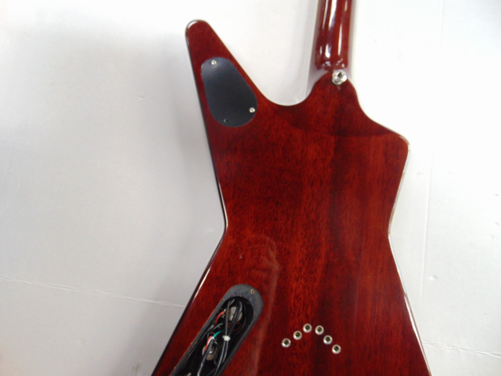 Dean ML Exotic Burl Top Electric Guitar With Hard Shell Case
