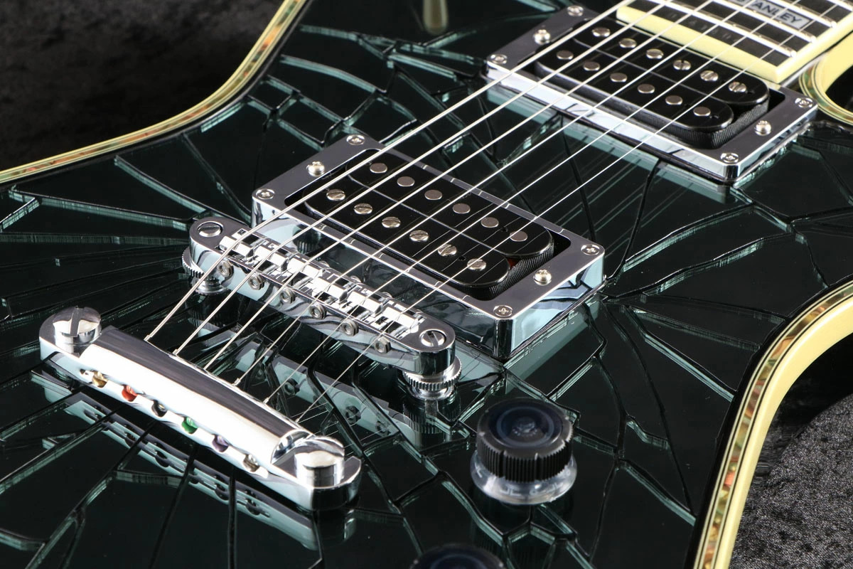Ibanez Paul Stanley Limited PS3CM Black Cracked Mirror Made In Japan S/N D241404