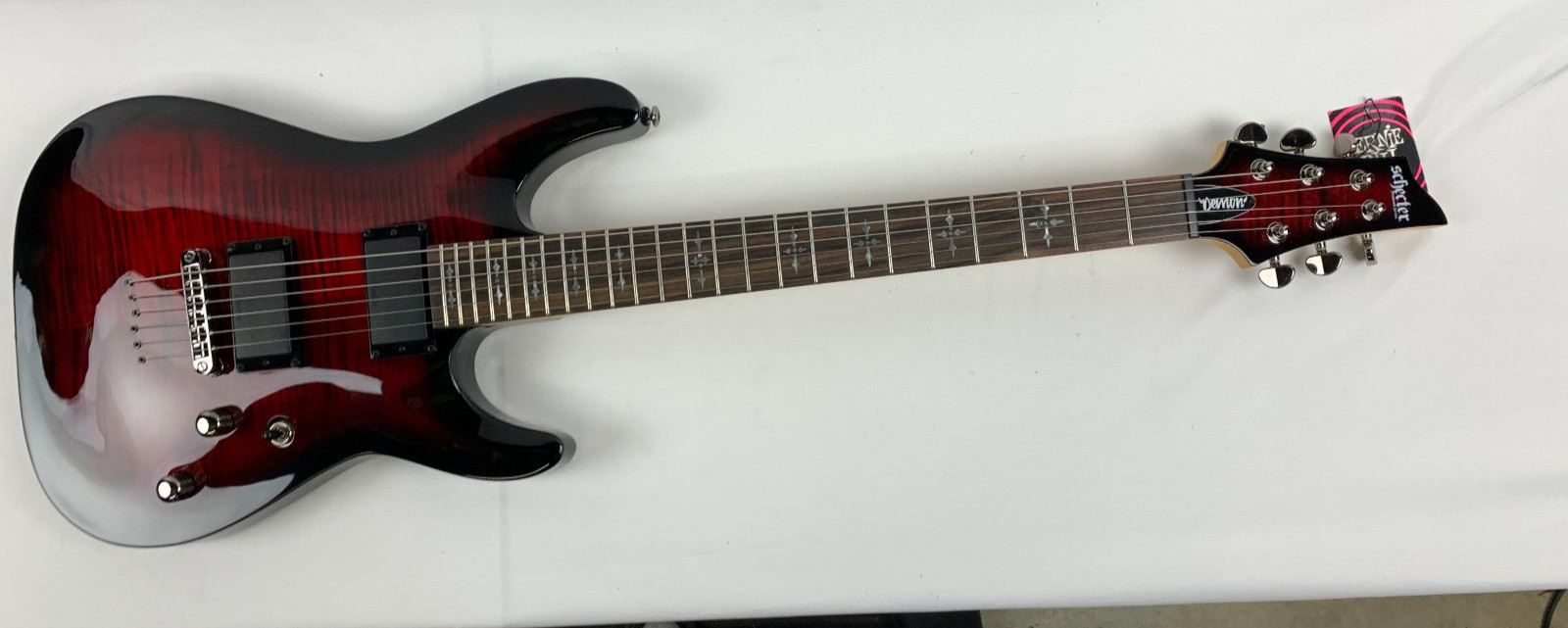 Schecter Demon-6 Crimson Red Burst CRB Electric Guitar B-Stock Demon6 Demon