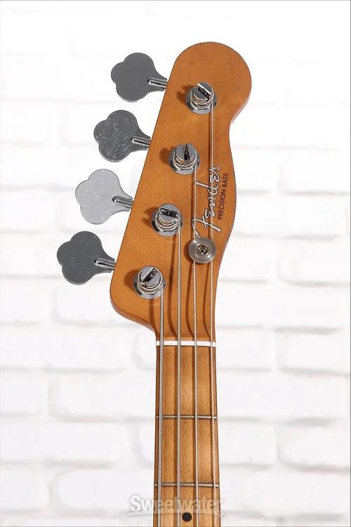 Fender Mike Dirnt Road Worn Precision Bass – White Blonde with Maple Fingerboard