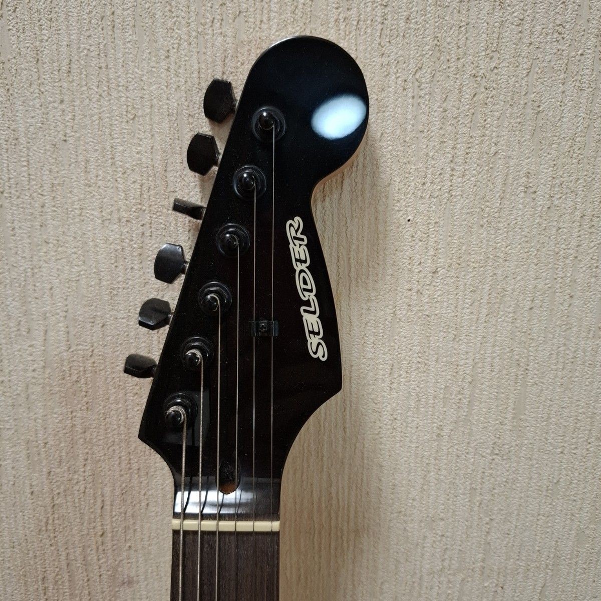 SELDER Electric Guitar Stratocaster Black Green