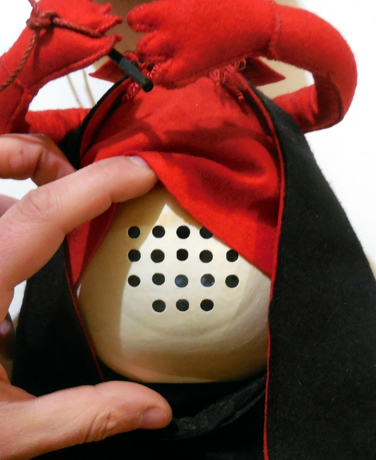 VINTAGE TOY DOLL LENCI PANNOLENCI CLOTH DEVIL 1970s stuffed figure no lars