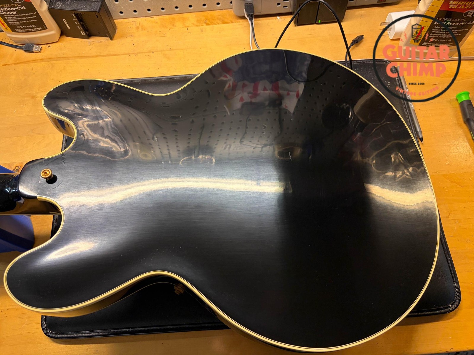 2012 Gibson Custom Shop ES-355 Ebony Black VOS Bigsby OHSC COA