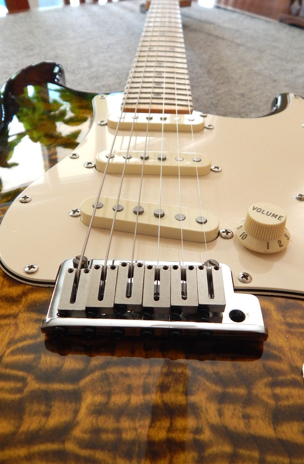 Quilted Maple Warmoth Stratocaster USA