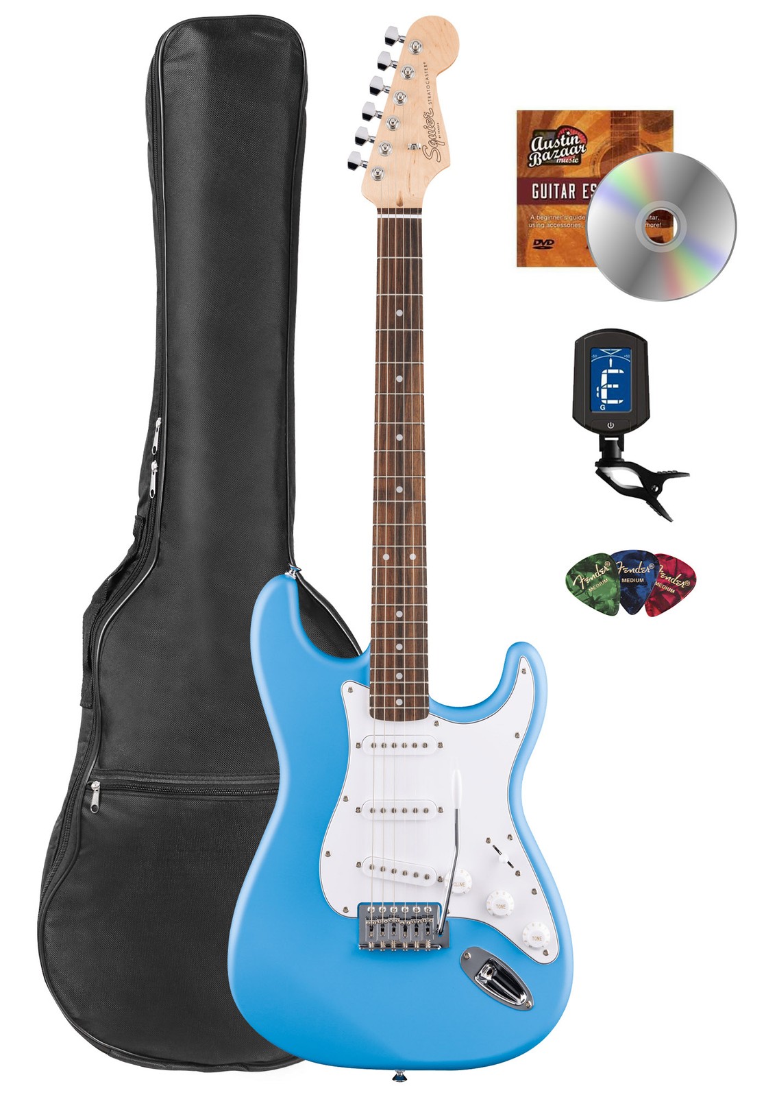 Fender Squier Debut Stratocaster – California Blue w/ Gig Bag