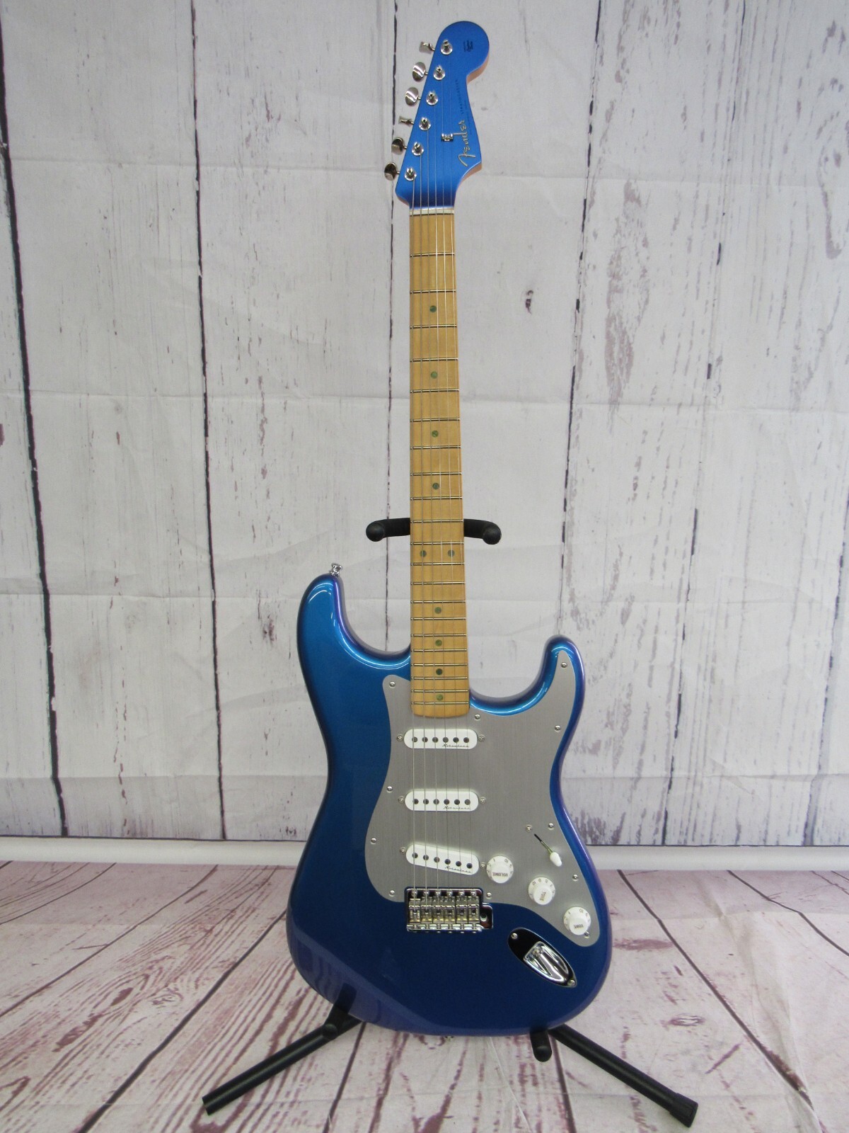 Fender H.E.R Stratocaster Electric guitar – Blue Marlin w/Hard Shell Case