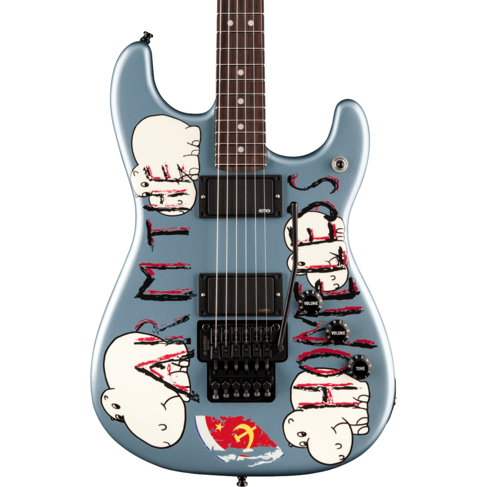 Fender Tom Morello Arm The Homeless Signature Electric Guitar, Rosewood