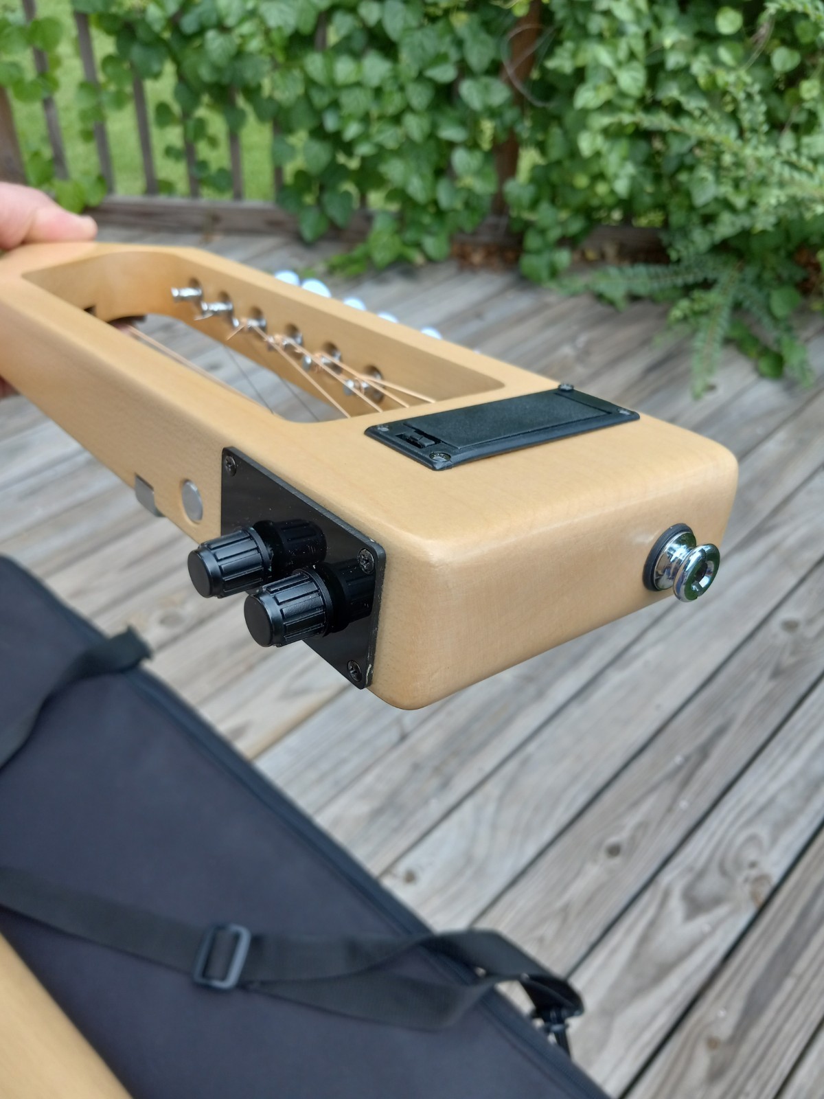 RISA The Stick Travel Electric Guitar With Original Gig Bag UNIQUE