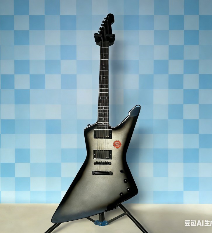 solid exp modern electric guitar silver burst Rounded fret Edge stainless Fret
