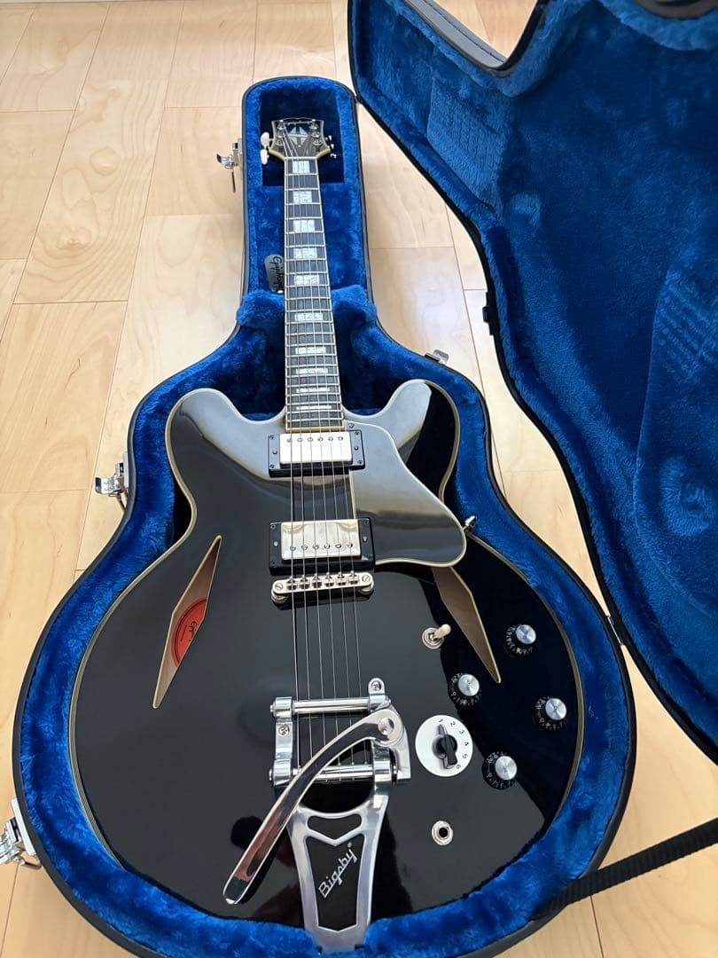 Epiphone Shinichi Ubukata ES-355 Ver02 Semi-Hollow Body Electric Guitar Black Ha