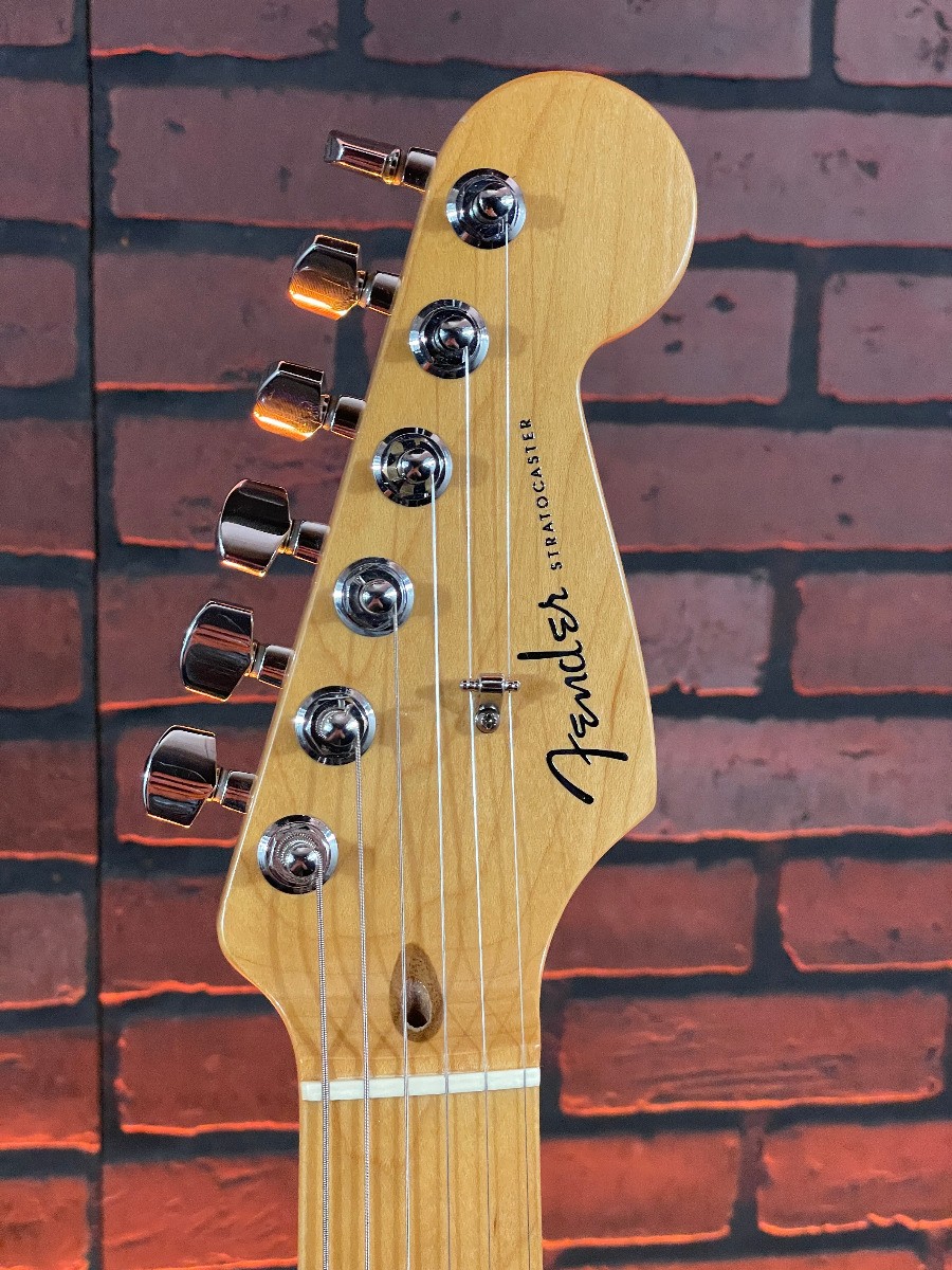 1998 Fender American Deluxe Stratocaster MN Crimson Red Transparent w/ Hard Case