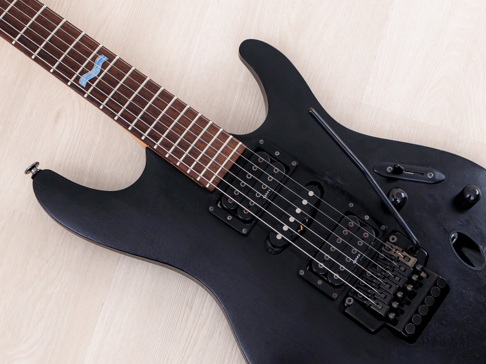 2001 Ibanez Prestige S Series S470 HSH Satin Black w/ Floyd Rose