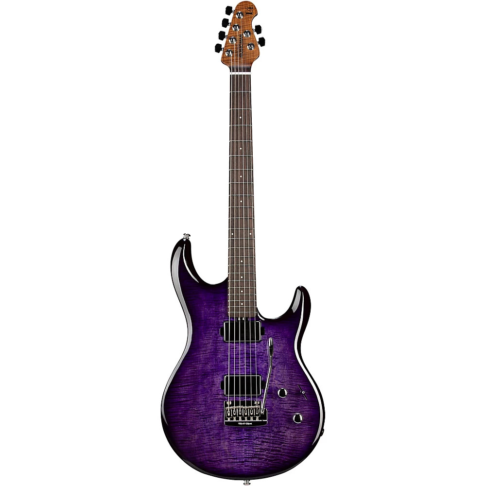 Ernie Ball Music Man Luke 4 HT Maple Top HH Electric Guitar Grape Slushie