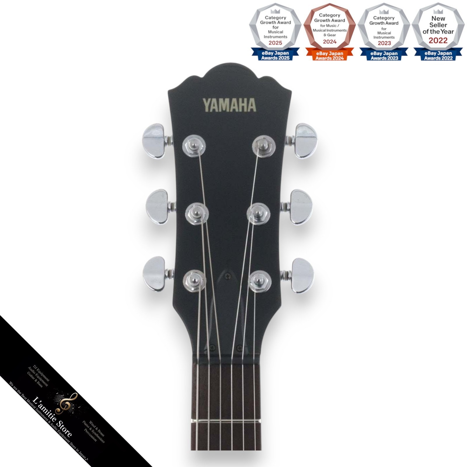 Yamaha AES620 Dark Red Translucent Electric Guitar with Figured Maple Veneer