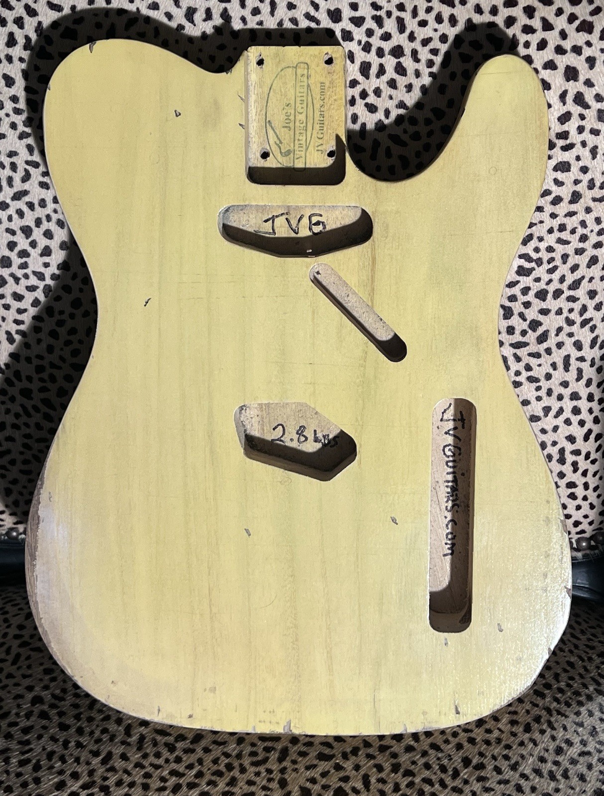 T BODY RELIC NitroThinSkinLacquer SEE THROUGH BLOND Nitro JVGuitars