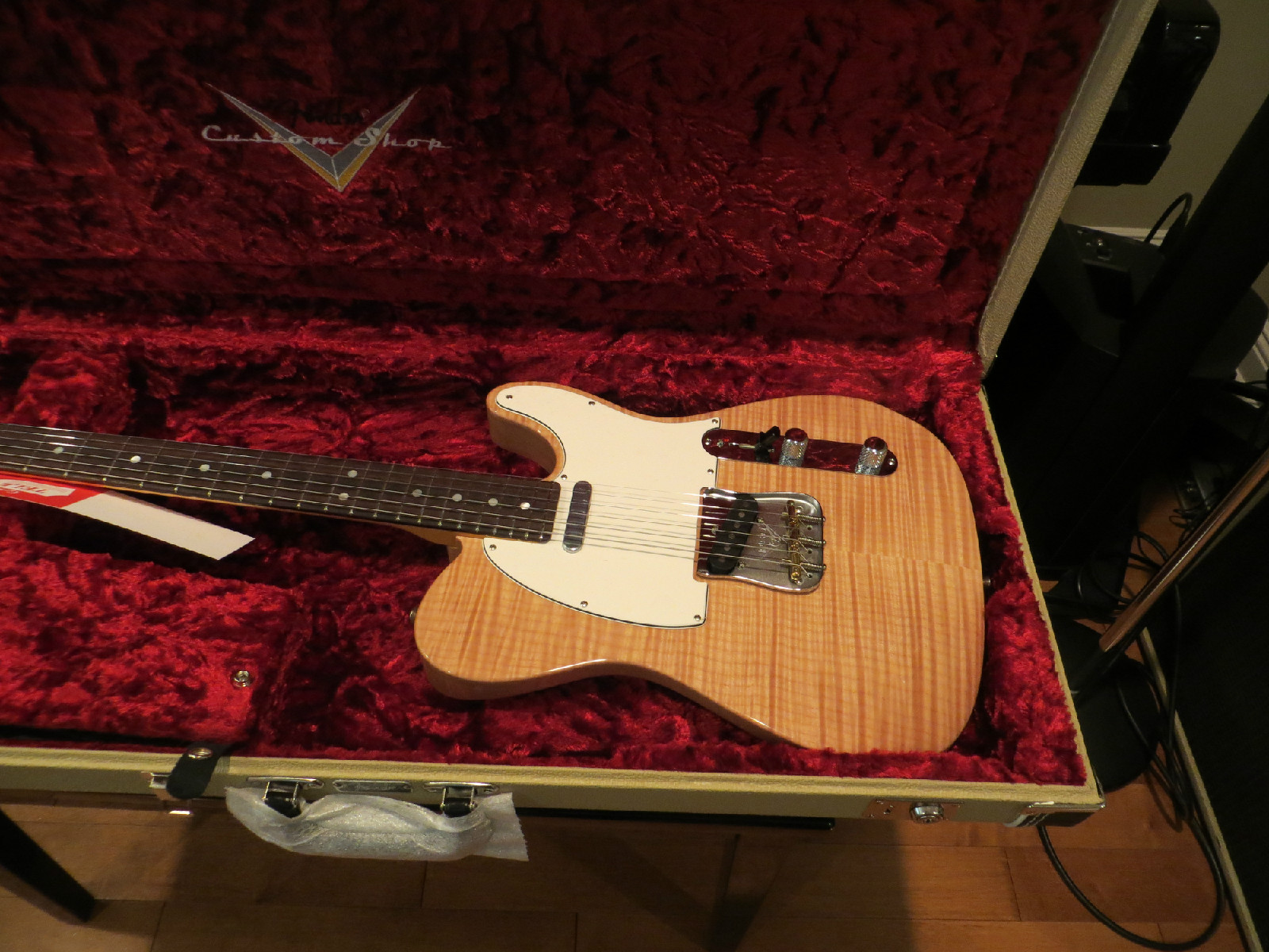 Fender Custom Shop Custom Deluxe Telecaster AAA Flame Top Natural Stain 2013