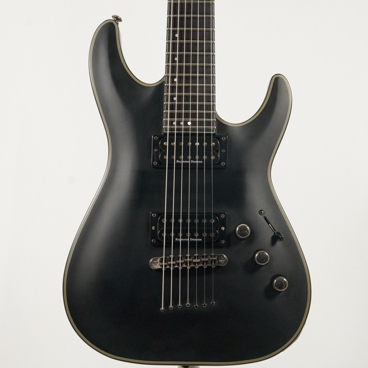 Schecter Blackjack Sls C-7 Passive – Satin Black- Used Safe delivery from Japan
