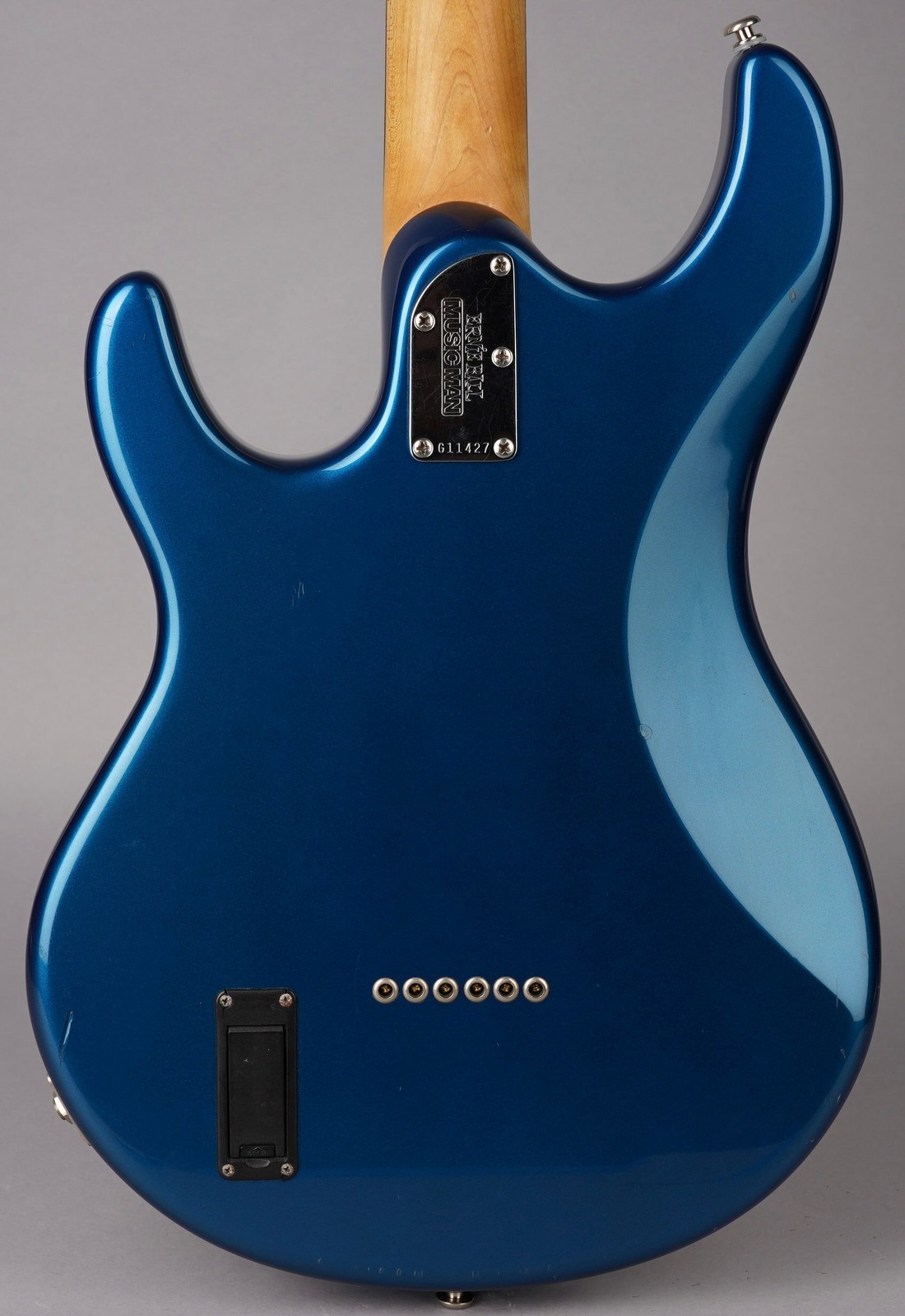 Ernie Ball Music Man USA Silhouette Special SSS Hardtail – 2000 – Blue Pearl