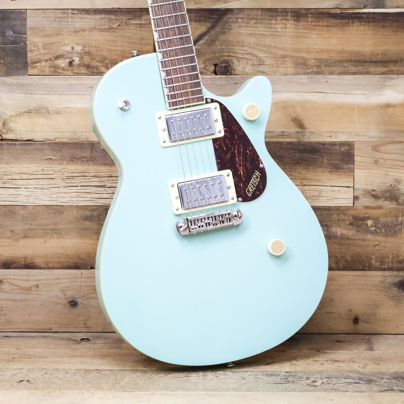 Open Box Gretsch Streamliner Jet Club Single-Cut Solid Body, Mint Metallic