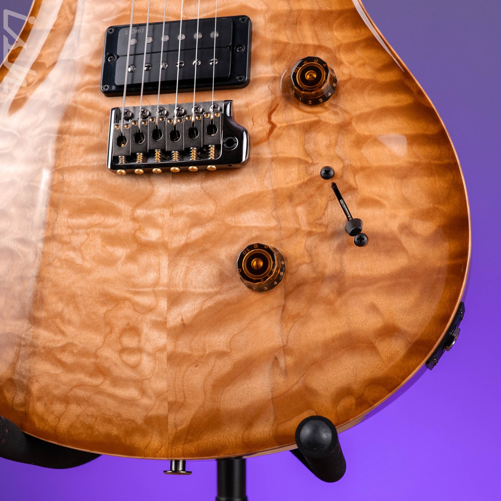 PRS Wood Library Custom 24 Artist Quilt Maple Natural Smokeburst