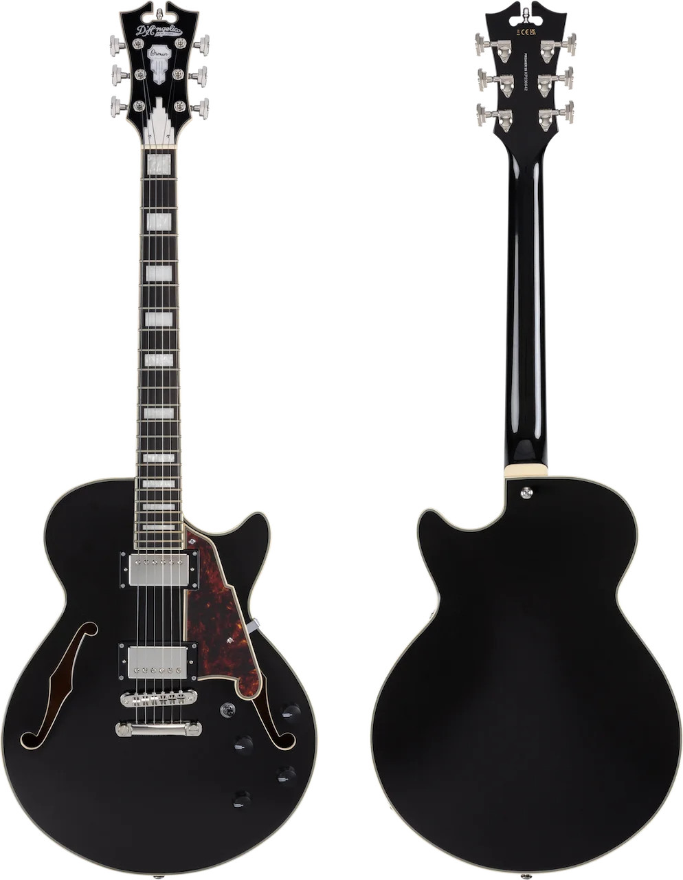 D’Angelico Premier SS Electric Guitar – Black Flake