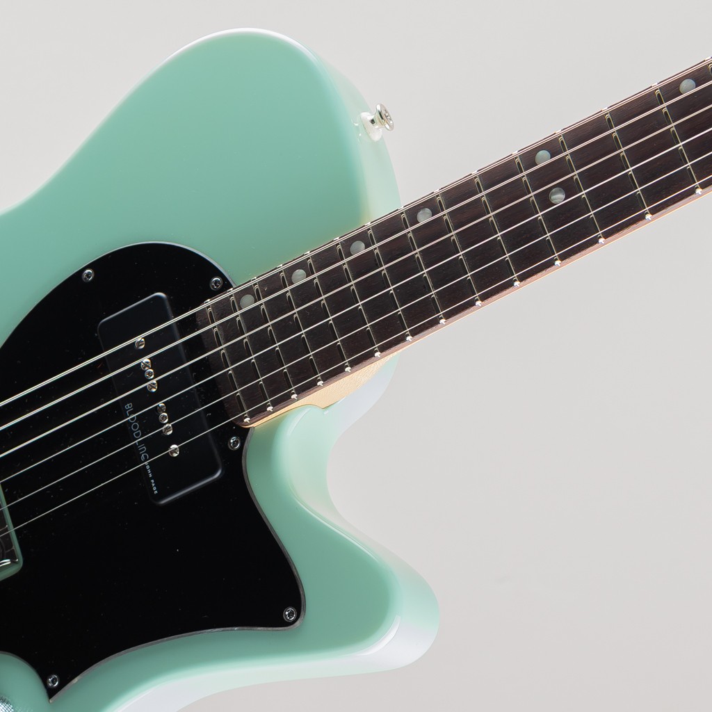 John Page Guitars THE AJ Daphne Blue w Rosewood