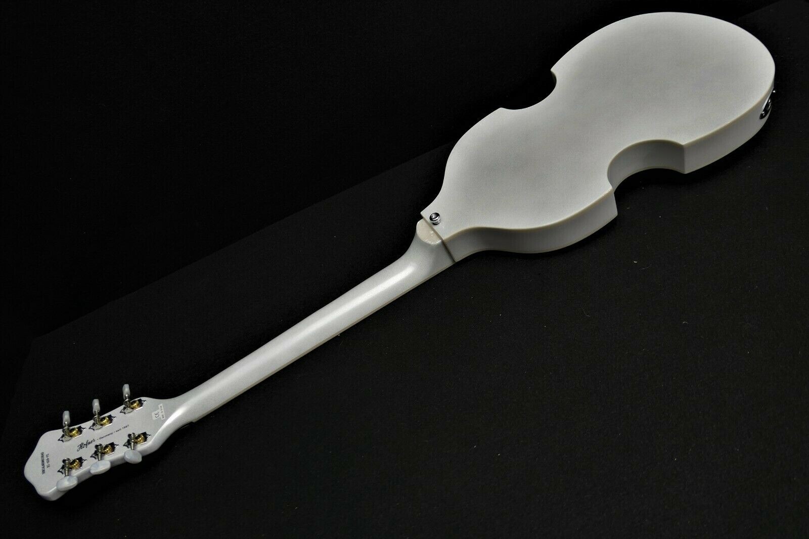 HOFNER HI-459-PE PW PEARL WHITE IGNITION SERIES 6 STRING VIOLIN SHAPE GUITAR 2nd