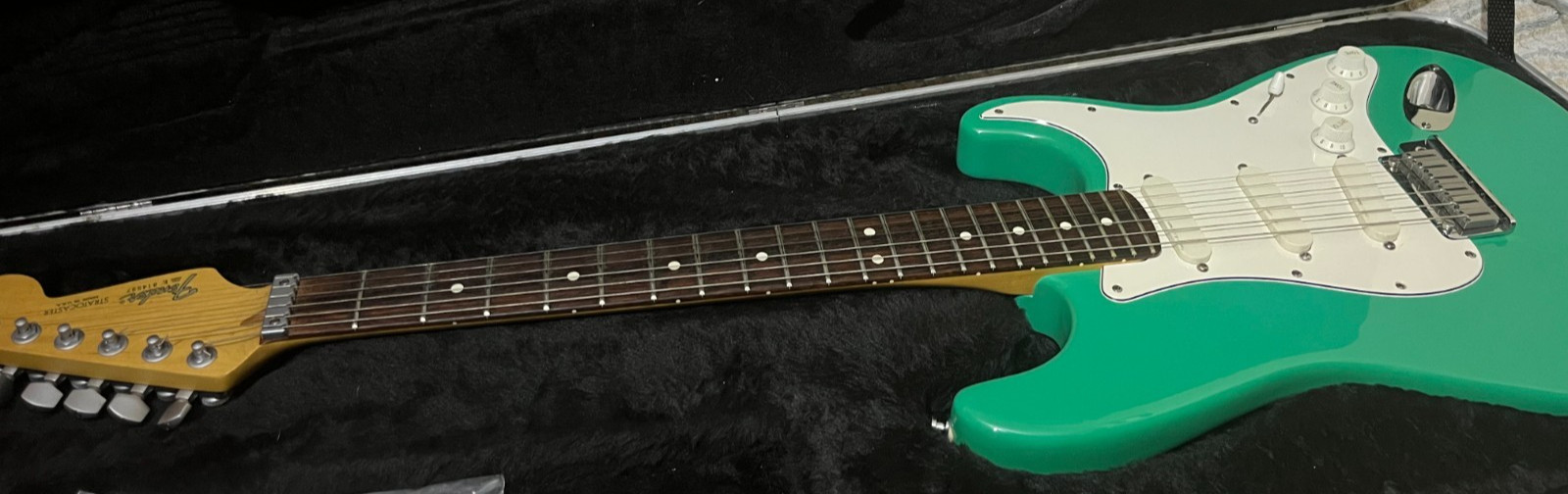 Fender Strat Plus Bahama Green 1988-89 Electric Guitar w/ Rosewood Fretboard