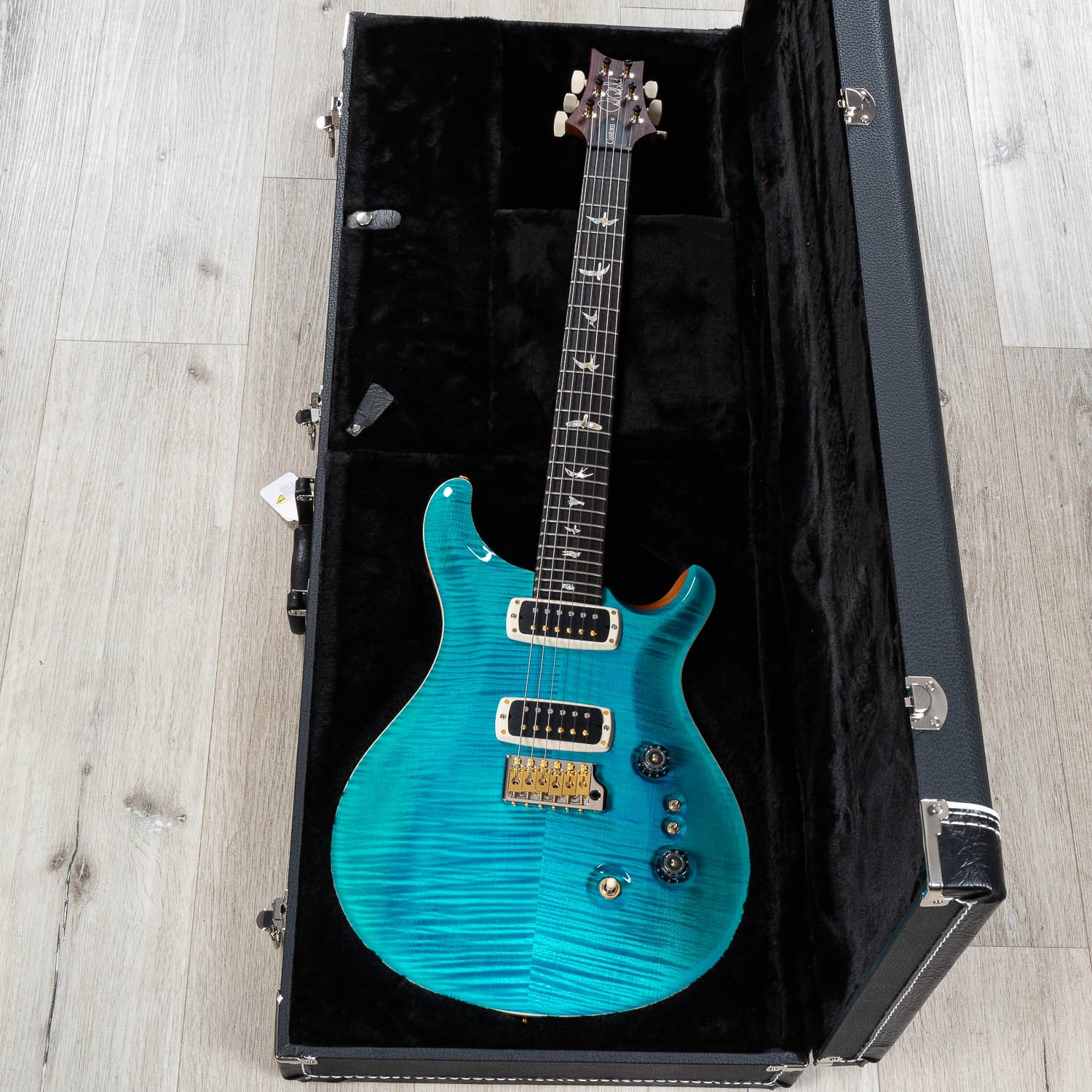 PRS Paul Reed Smith Custom 24-08 10-Top Guitar, TCI Pickups, Wings, Carroll Blue