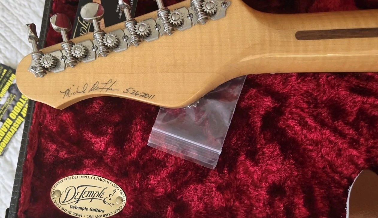 DeTemple Spirit Series ’56 Stratocaster Electric Guitar 2011 Fiesta Red W/ Case