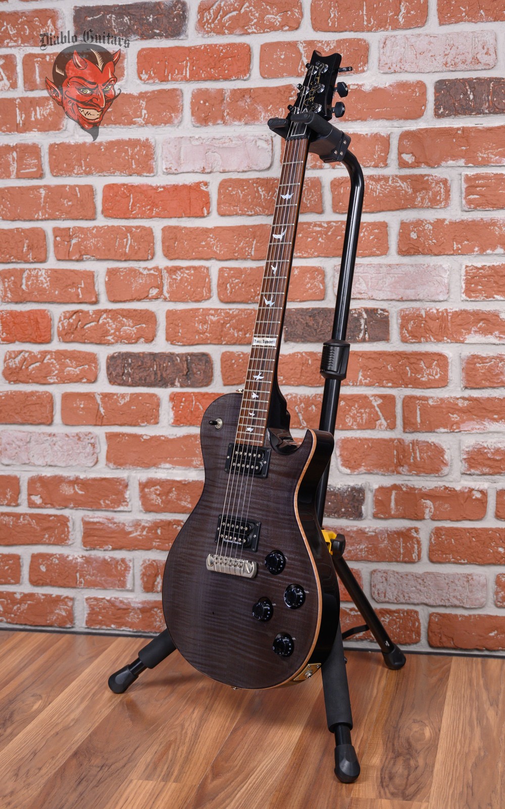 PRS Tremonti Trans black Black Flame Maple Top 2001 w/OHSC (Top Refin)