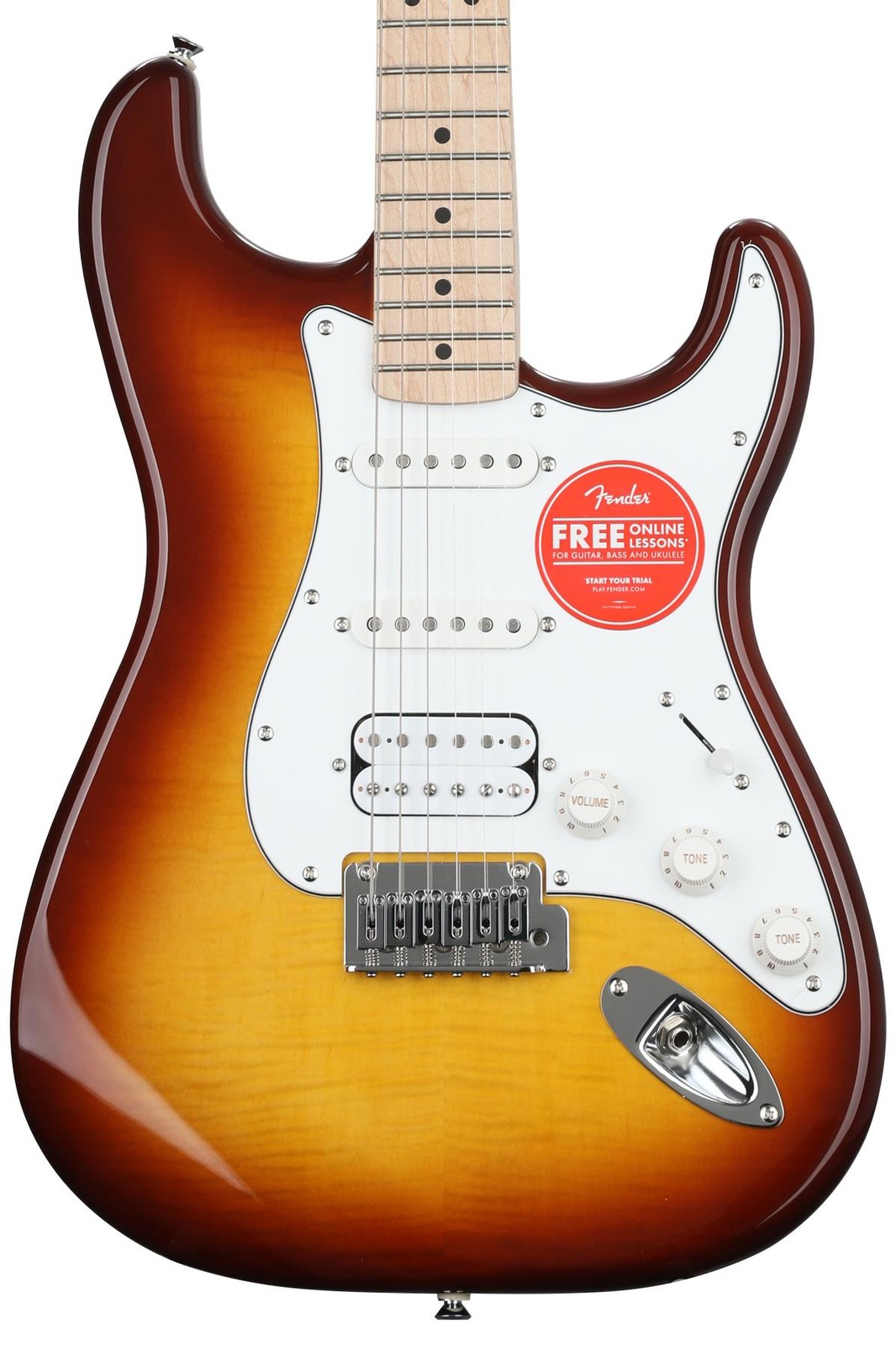 Squier Affinity Series Stratocaster FMT HSS Electric Guitar – Sienna Sunburst