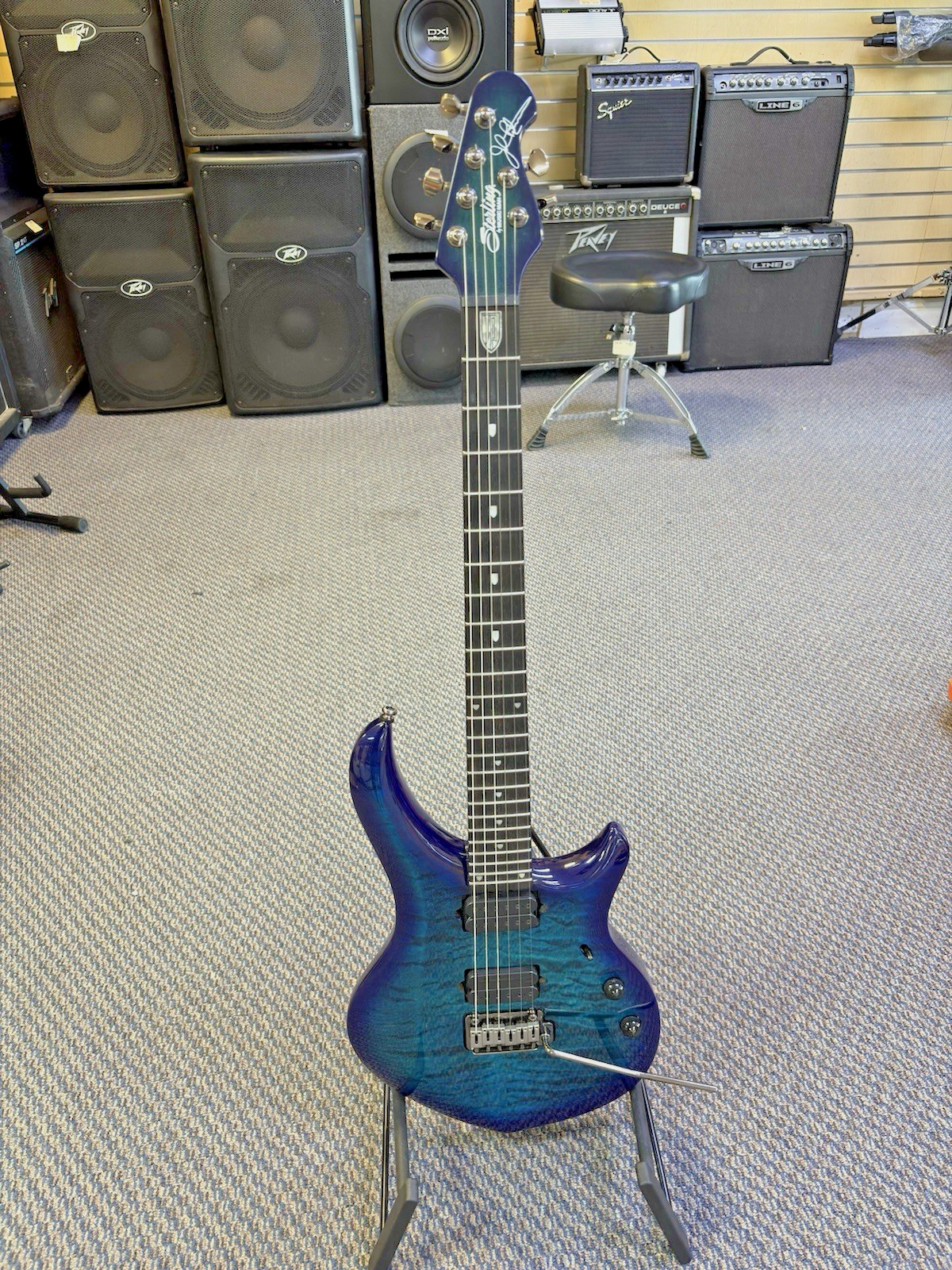 Sterling John Petrucci MAJ200 Cerulean Paradise Electric Guitar *Pre Owned*