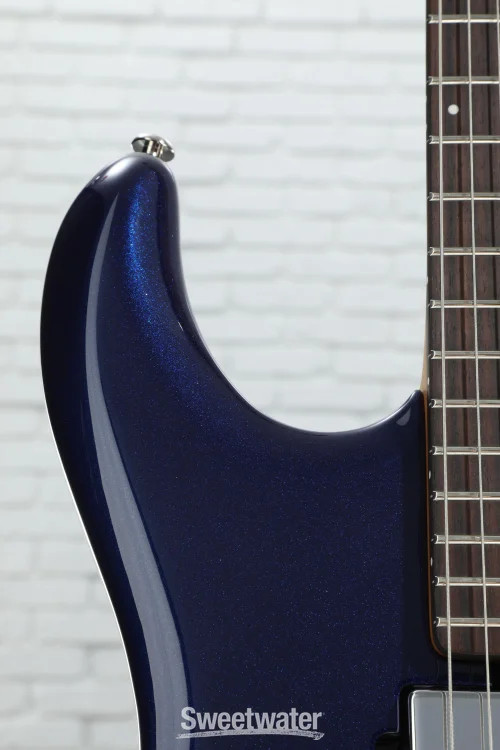 Ernie Ball Music Man Luke 4 HH Electric Guitar – Butane Blue with Rosewood