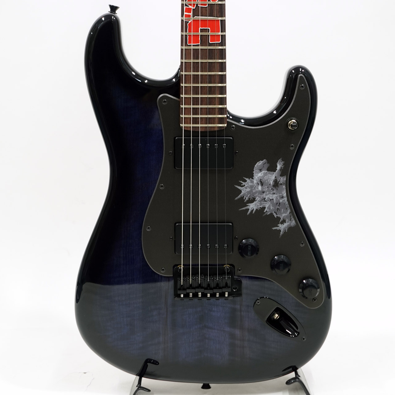Fender Made in Japan Godzilla Stratocaster Godzilla Blue w/Hard Case New