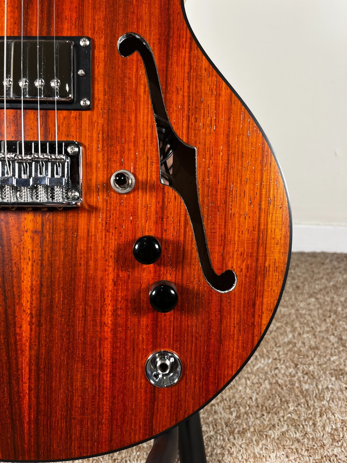 Catalyst – Semi-Hollow Electric Guitar – FREE HARDCASE & SHIP(ES225/Tele hybrid)