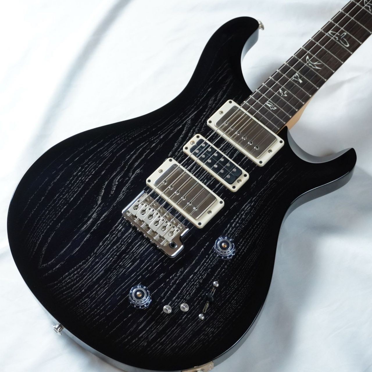 PRS Swamp Ash Special Electric Guitar Black Doghair Smokeburst 3.4kg Used