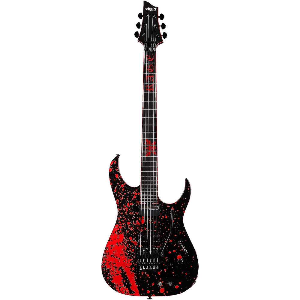 Schecter Guitar Research Sullivan King Banshee6 FRS Guitar Obsidian Blood