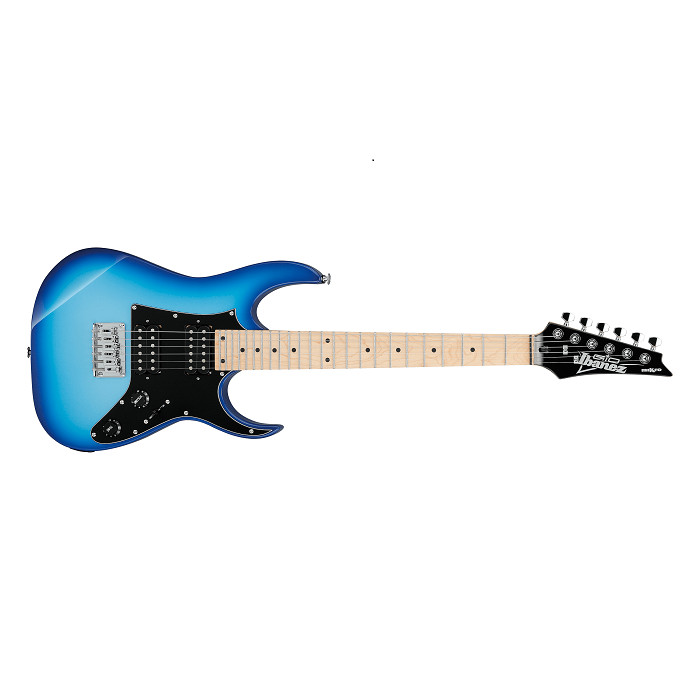 Ibanez GRGM21MBLT miKro Series 6-String Electric Guitar, Right, Blue Burst