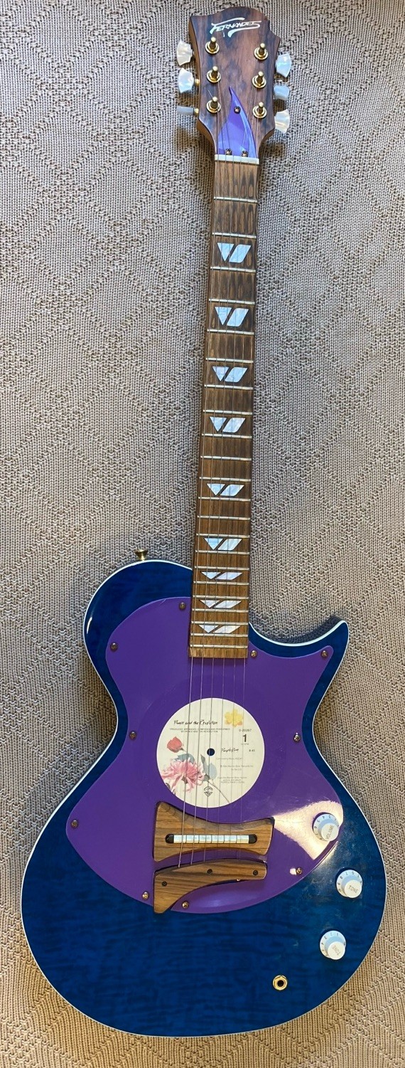 Fernandes LSA – 65 Monterey Blue Japanese Made Electric Acoustic Guitar
