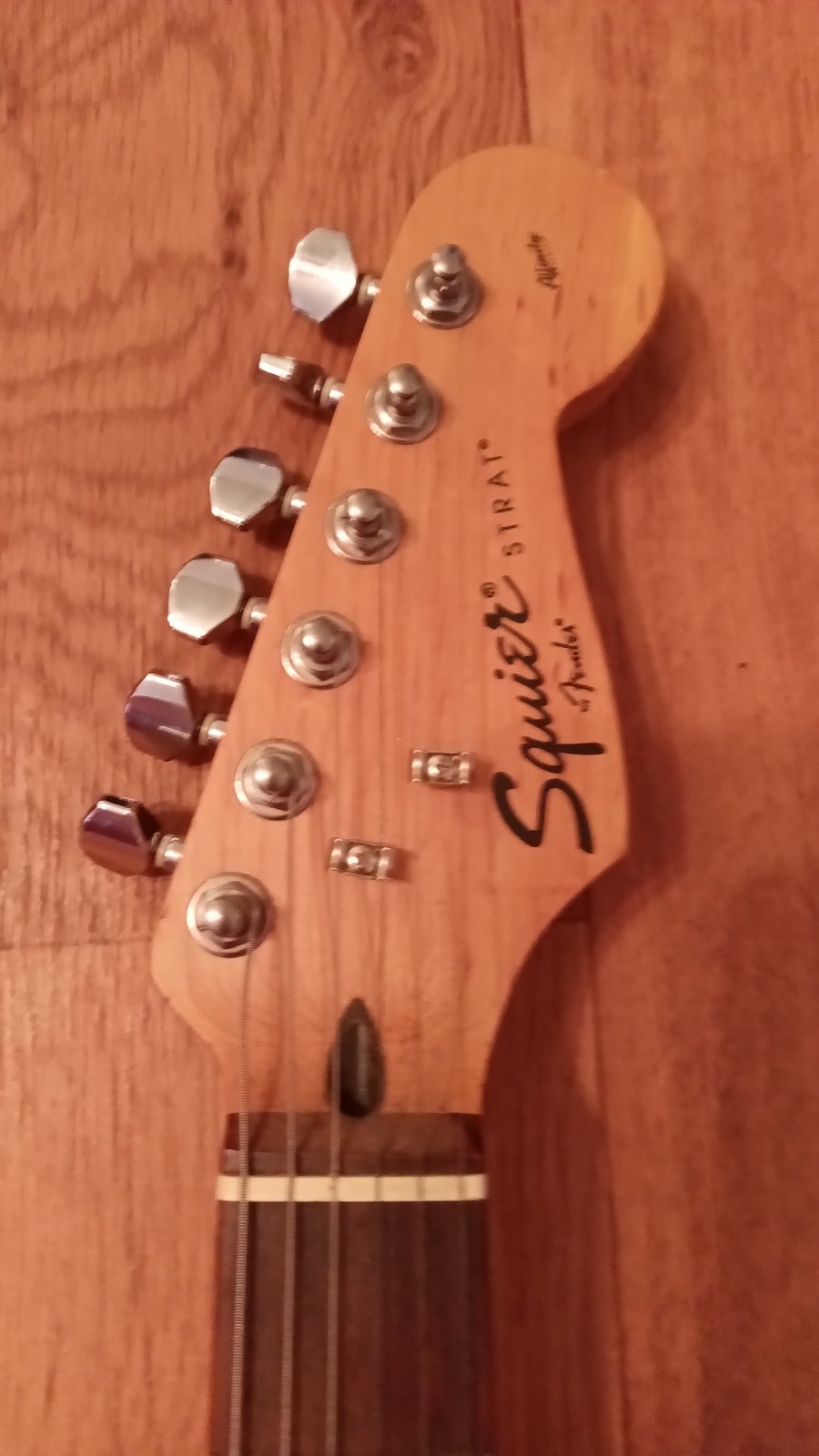 Squier Affinity Series Stratocaster Electric Guitar – Purple / Blue color