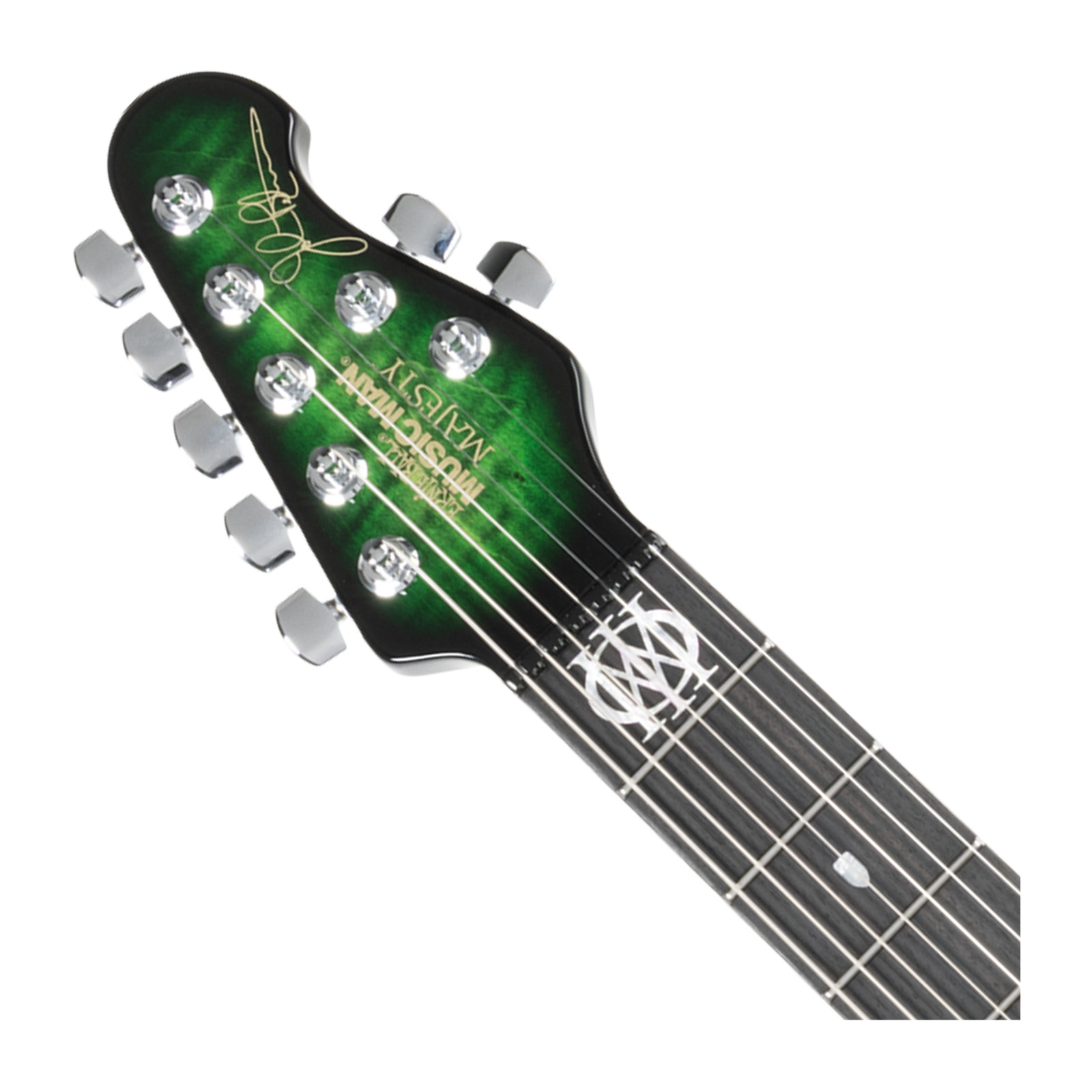 Ernie Ball Music Man BFR Majesty 7 7-Str Electric Guitar – Malachite – Open Box