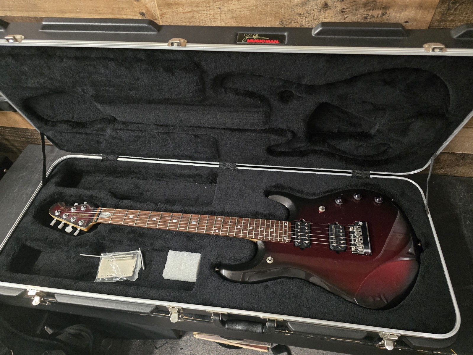 Ernie Ball Music Man JP6 Pearl Redburst Electric Guitar USA John Petrucci