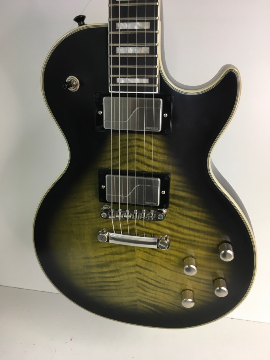 Epiphone LES PAUL PROPHECY EX OLIVE BURST Solid Body Electric Guitar (P24035233)