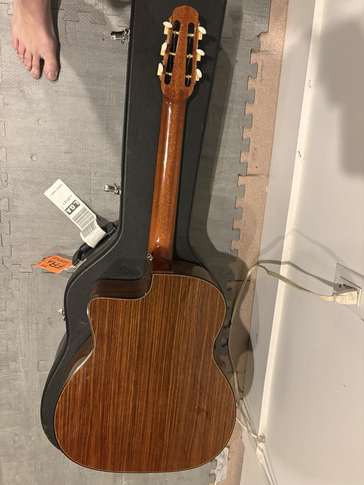Gitane DG-500 Gypsy Jazz Guitar with D-Hole, Custom Bridge Pickup, and Case