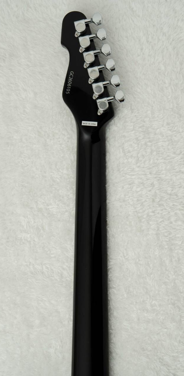 GrassRoots G-THROBBER-Neon Black Pink Neon Electric Guitar From Japan
